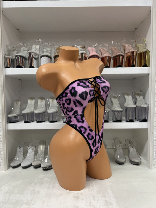 Fancy Lace Up Bodysuit - Image 11