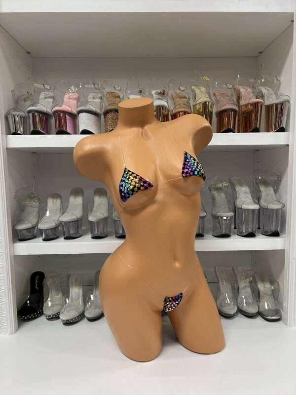 Black Muti Colored Inspired Microkini - Image 3