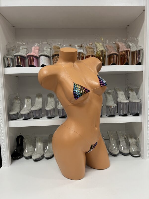 Black Muti Colored Inspired Microkini - Image 4