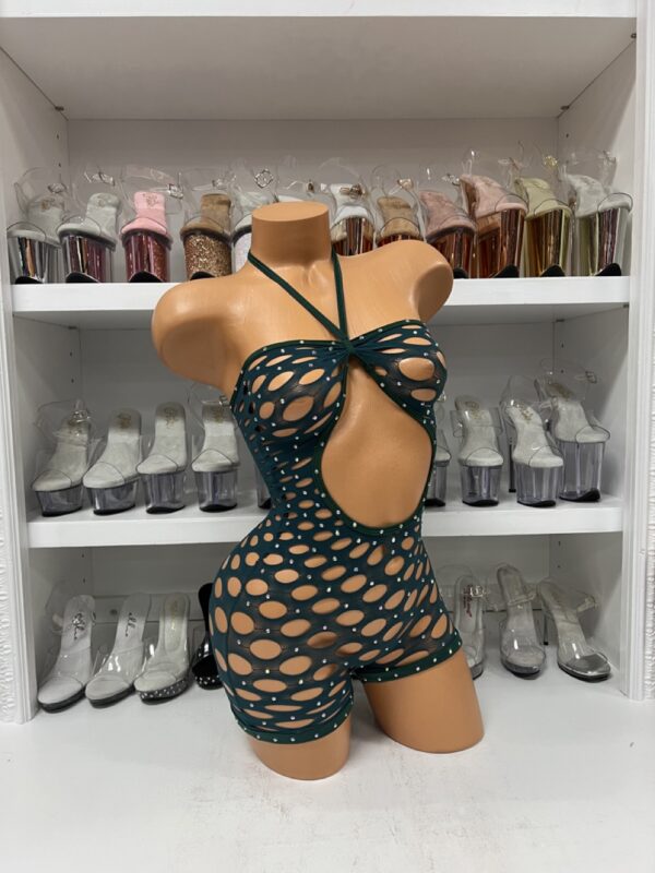 Pothole Rhinestone Romper - Image 26