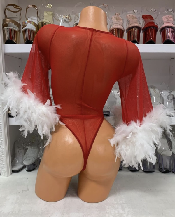 Feather Bell Sleeve Romper - Image 10