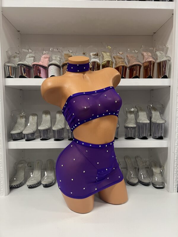 Rhinestone 4pc Skirt Set - Image 45
