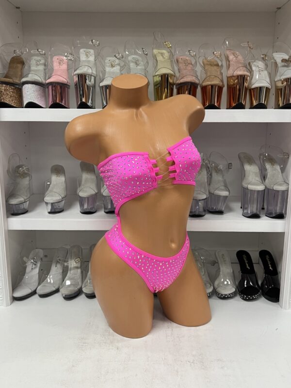 Daisy Solid Rhinestone Romper - Image 49