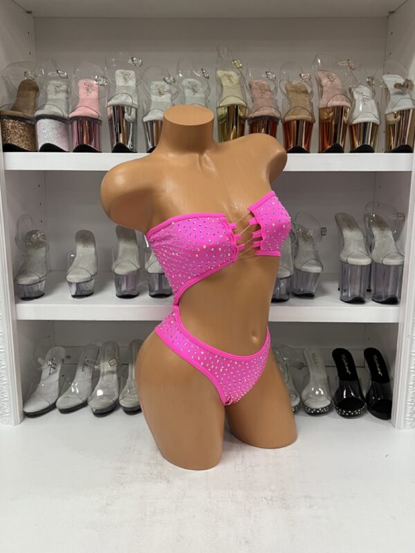 Daisy Solid Rhinestone Romper - Image 50