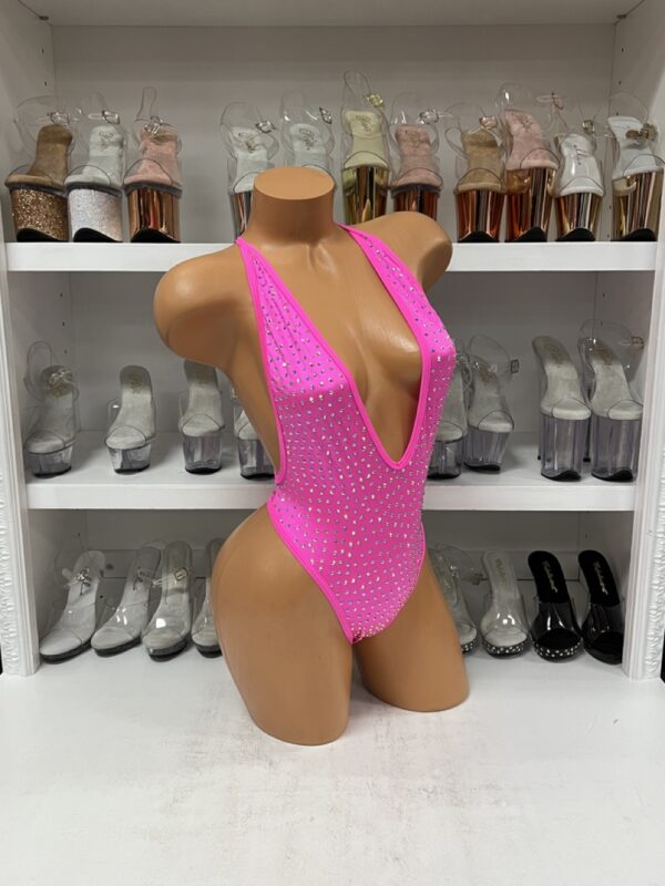 Nova Solid Rhinestone Romper - Image 29