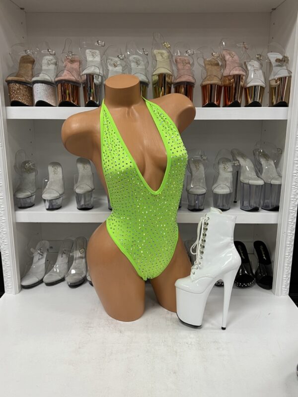 Nova Solid Rhinestone Romper - Image 31