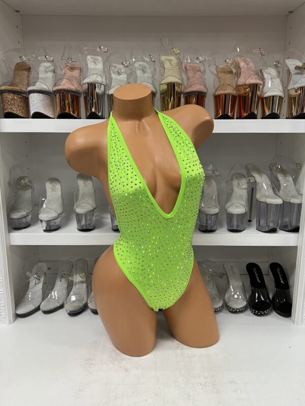 Nova Solid Rhinestone Romper - Image 32