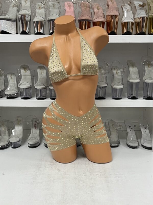 Solid Cut Short Triangle Top Rhinestone Set - Image 60
