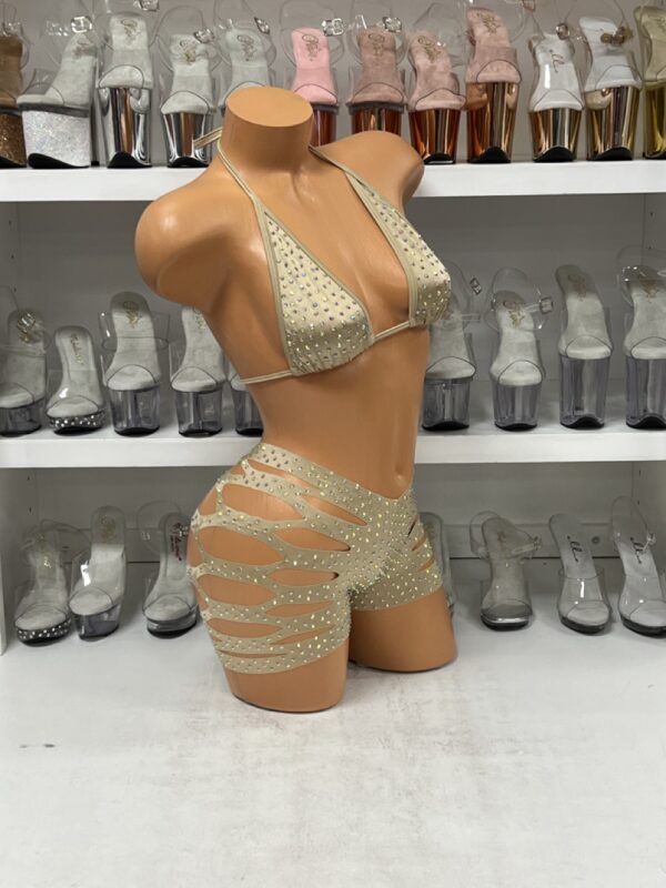 Solid Cut Short Triangle Top Rhinestone Set - Image 61
