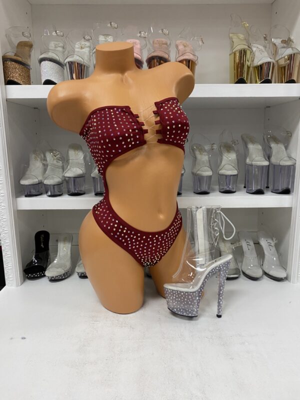 Daisy Solid Rhinestone Romper - Image 52