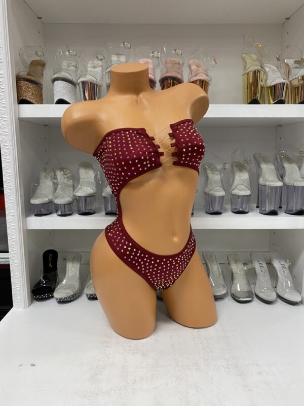 Daisy Solid Rhinestone Romper - Image 53