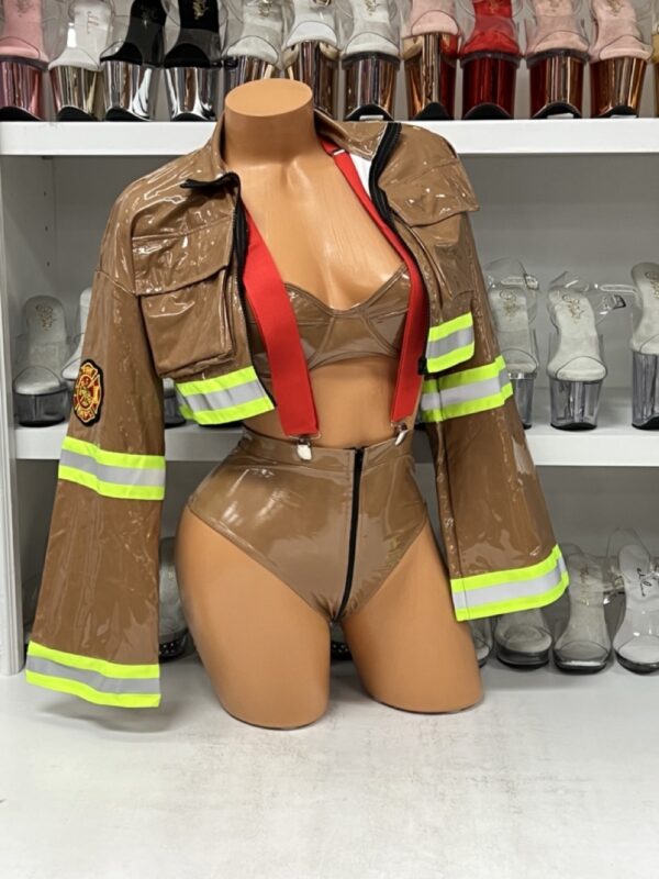 Sexy Firefighter Costume Set - Image 3