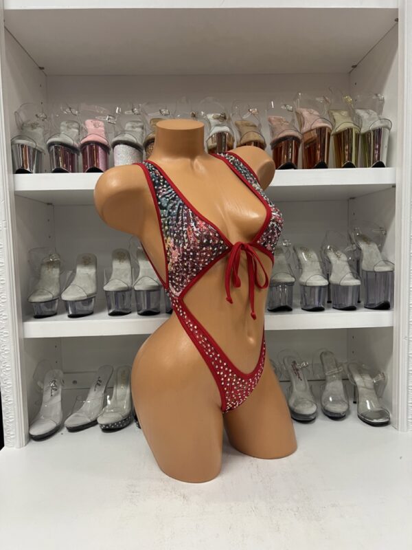 Angel Solid Rhinestone Romper - Image 49