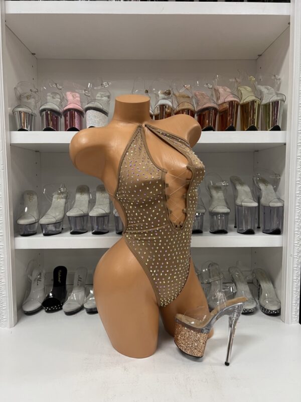Lexi Solid Rhinestone Romper - Image 85