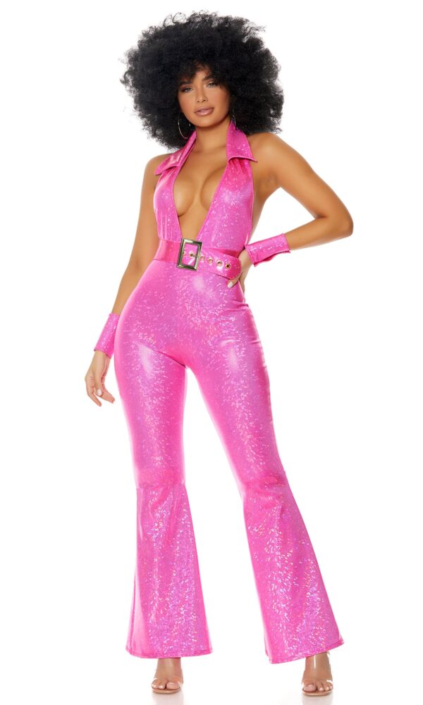 Foxy Lady Sexy Disco Costume - Image 3