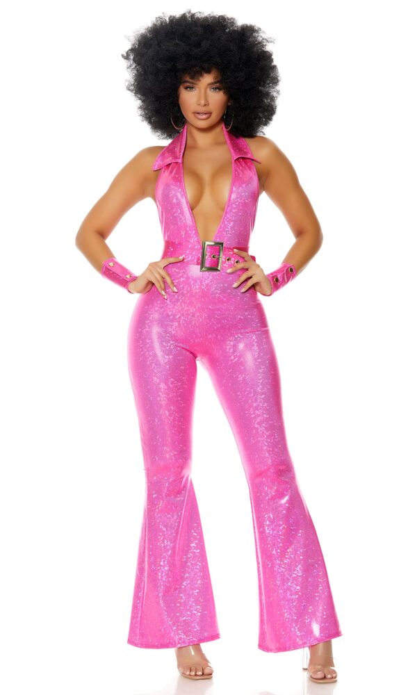 Foxy Lady Sexy Disco Costume - Image 4