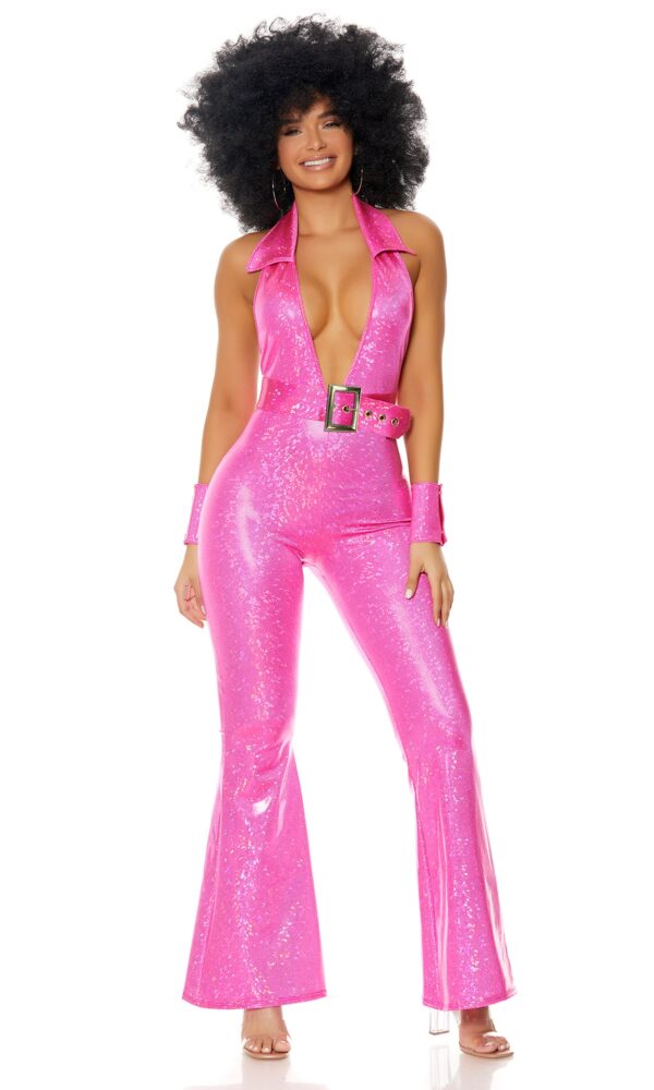 Foxy Lady Sexy Disco Costume - Image 5
