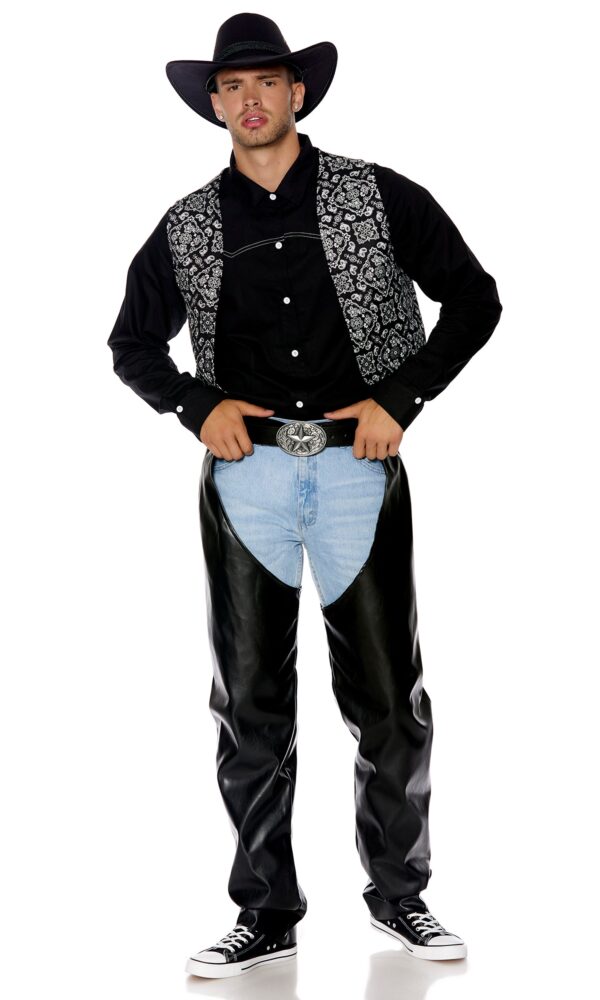 Let's Ride Men's Cowboy Costume - Image 4