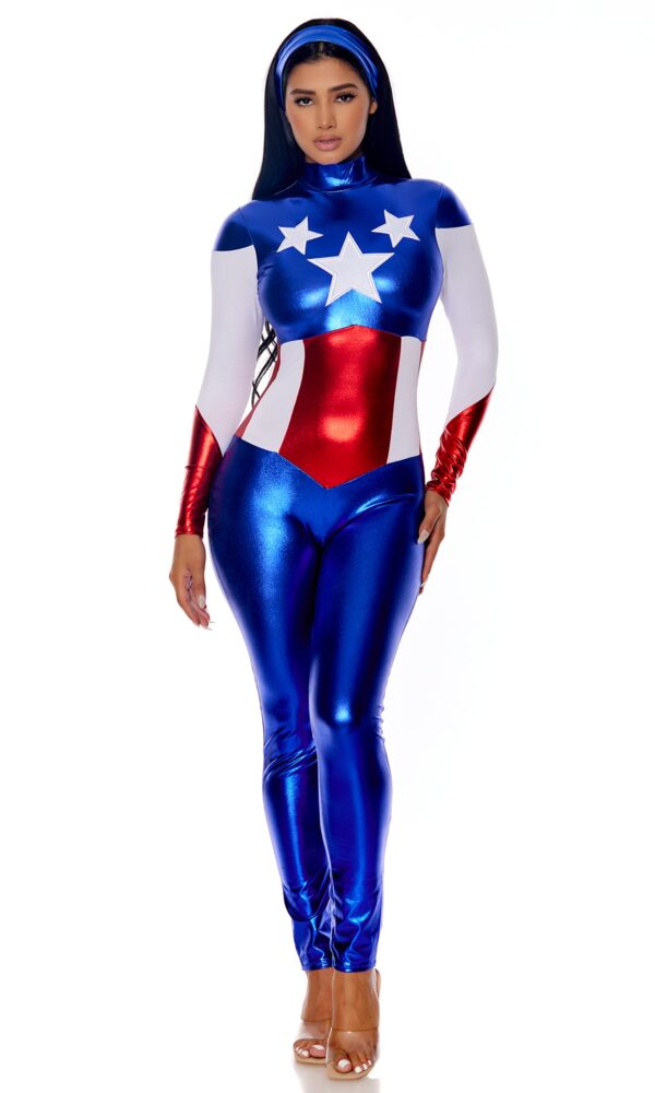 Astonishing Allegiance Sexy Hero Costume - Image 6