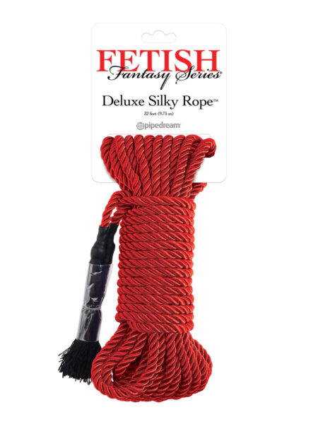 Fetish Fantasy Series Deluxe Silk Rope Red