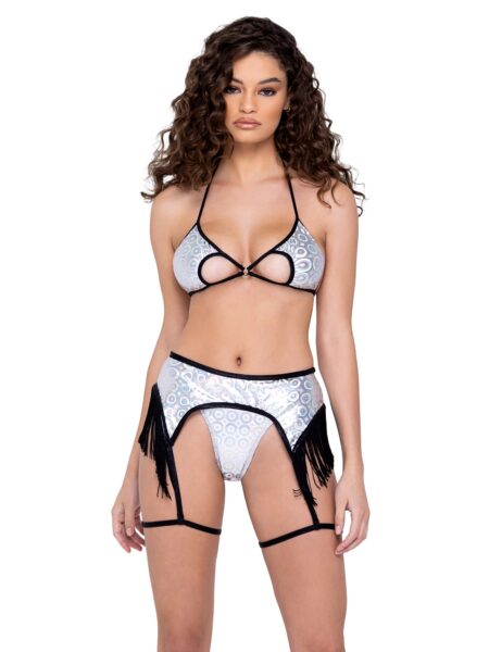 Ring Hologram Garter Belt