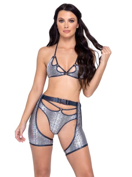 6319 - Snake Skin Short Chaps