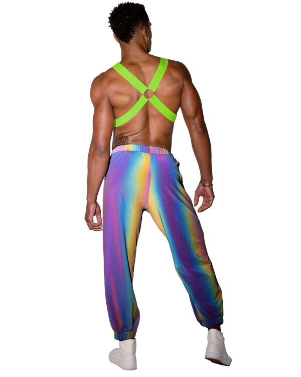 6326 - Mens Neon Green Glow In the Dark Harness - Image 3