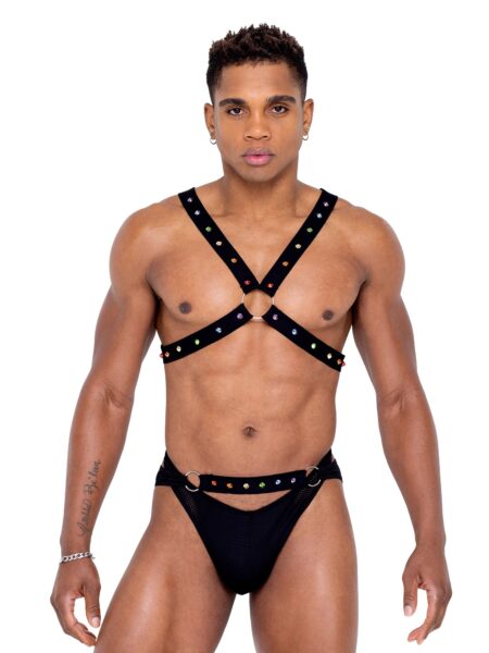 6340 - Mens Pride Criss-Cross Swim Briefs