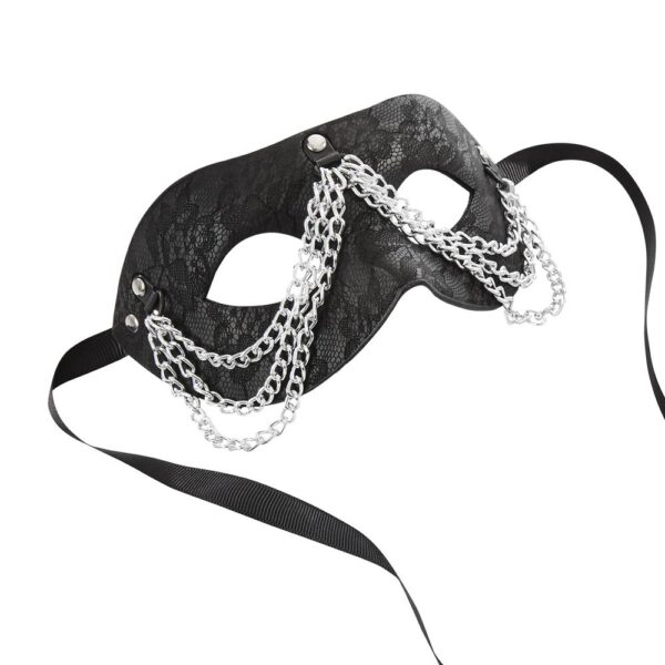 Sincerely Chained Lace Mask - Image 2