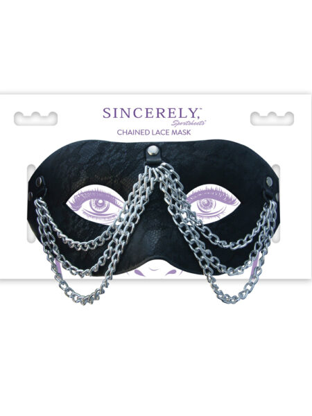 Sincerely Chained Lace Mask