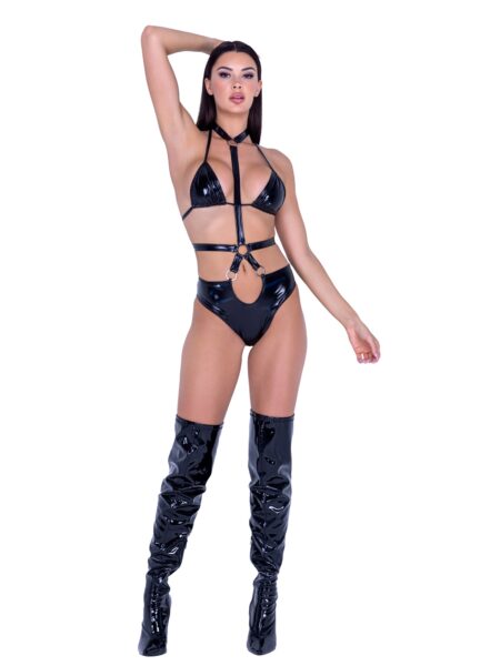 6480 - Vinyl Shorts with Attached Harness