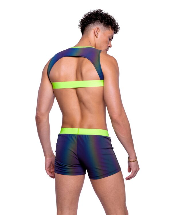 6533 - Reflective Cropped Top - Image 2