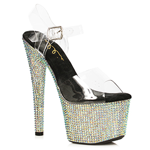 Ziamond 7" Rhinestone Heel