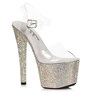 Ziamond 7" Rhinestone Heel