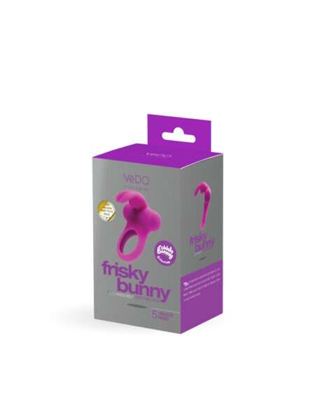Frisky Bunny Vibrating Ring - Perfectly Purple