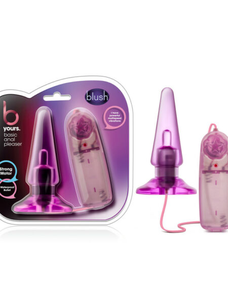 B Yours Basic Anal Pleaser Vibrating Pink