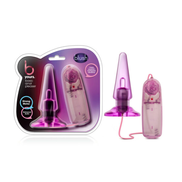 B Yours Basic Anal Pleaser Vibrating Pink