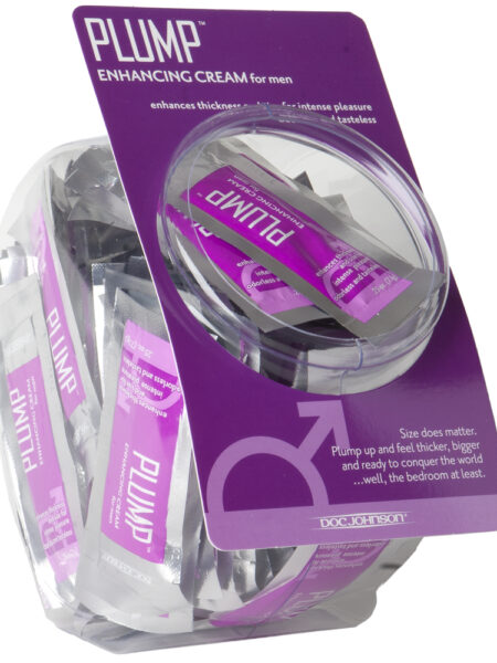 Plump - Enhancing Cream For Men - Fishbowl Display - 100 Pieces