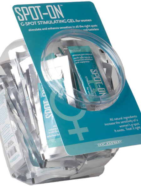 Spot-On - G-Spot Stimulating Gel For Women - Fishbowl Display - 100 Pieces