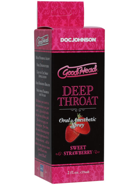 Goodhead - Deep Throat Spray - Sweet Strawberry