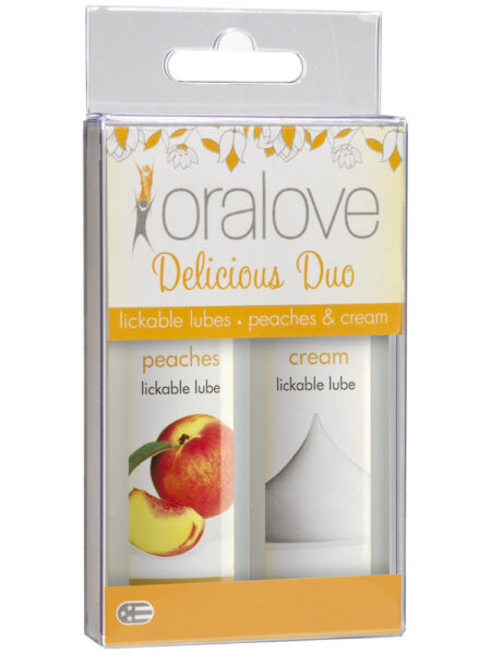 Oralove Delicious Duo Peaches & Cream 2 Pack