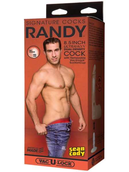 Randy 8.5" Ultraskyn Cock With Removable Vac-U-Lock Suction Cup