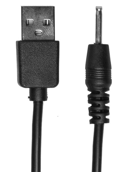 USB Pin Charger Cord (Vibrating Kink Pumped) Black