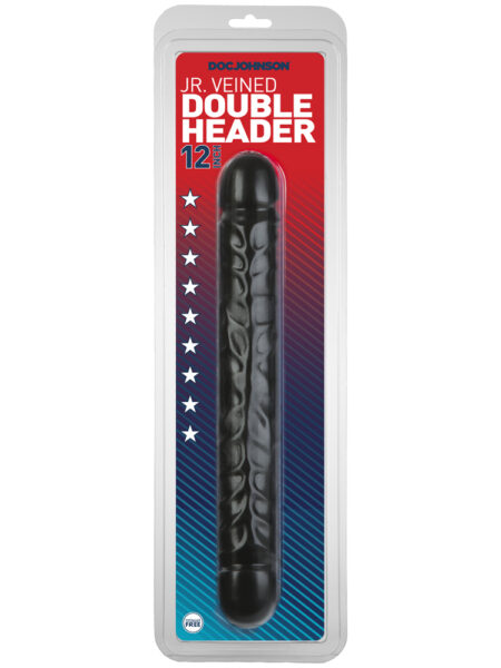 Jr. Veined Double Header - 12" Black