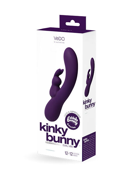 Kinky Bunny Plus Rechargeable Dual Vibe Deep Purple