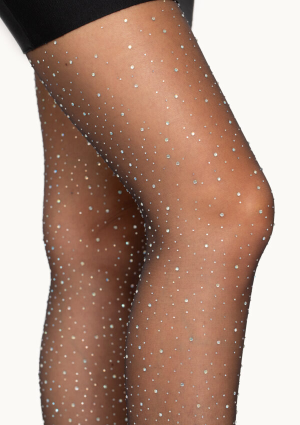 Petra Sheer Rhinestone Pantyhose - Image 3