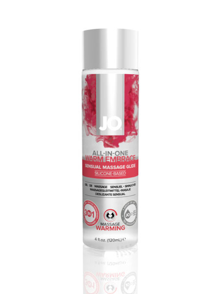 JO All-In-One Sensual Massage Glide Warming 4 oz.