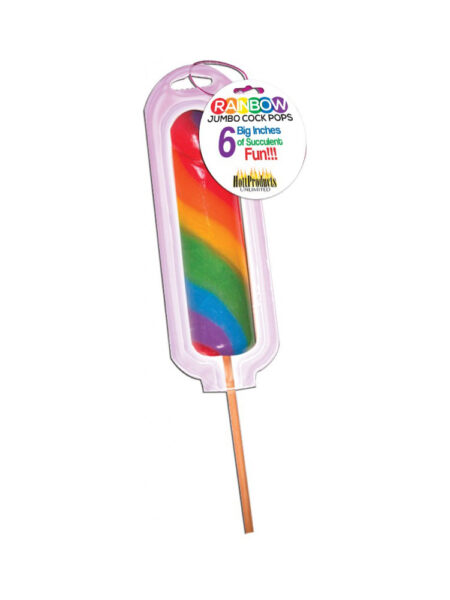 Rainbow Jumbo Cock Open Stock