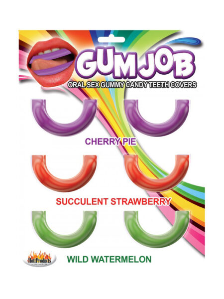 Gum Job/Oral Sex Candy Teeth Covers 6Pk Asst Flavors