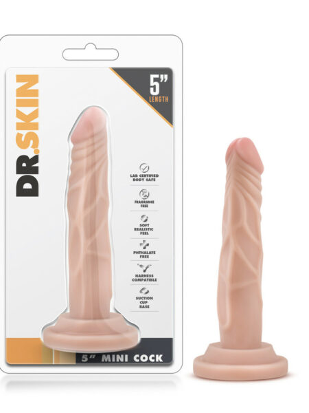 Dr. Skin 5" Mini Cock Beige